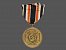 NĚMECKO - PRUSKO - Válečná pamětní medaile 1870-71, nepůvodní stuha