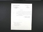 Dekret na Řád Danneborg, rytíř, 42 x 29 cm + průvodní dopis