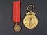 BELGIE - Pamětní medaile Leopolda II. 1865-1905 + miniatura