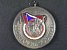 SPORT - Stříbrná medaile z II. celostátní spartakiády 1960, postříbřený bronz, smalty