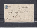 Dopis frankovaný zn. Mi č. 5 pod razítkem Butschowitz 6.5.1857, typ 3A luxusní okraje.