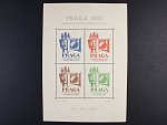 Propagační aršík ke světové výstavě poštovních známek PRAGA 1950