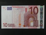 10 Euro 2002 s.V, Španělsko, podpis Willema F. Duisenberga, G005 tiskárna Koninklijke Joh. Enschedé, Holandsko