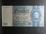 Německo, 100 RM 1935 série C, mírové vydání, podtiskové písmeno C, Ba. D8a