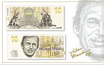 Pamětní tisk ve formě bankovky na počest prezidenta Václava Havla, série C, náklad 500 ks