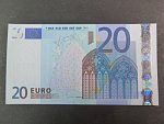 20 Euro 2002 s.U, Francie, podpis Jeana-Clauda Tricheta, L041 tiskárna Banque de France, Francie