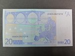 20 Euro 2002 s.U, Francie, podpis Jeana-Clauda Tricheta, L046 tiskárna Banque de France, Francie