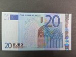 20 Euro 2002 s.U, Francie, podpis Jeana-Clauda Tricheta, L046 tiskárna Banque de France, Francie