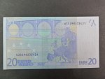 20 Euro 2002 s.U, Francie, podpis Jeana-Clauda Tricheta, L056 tiskárna Banque de France, Francie