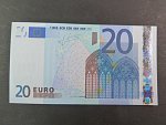 20 Euro 2002 s.U, Francie, podpis Jeana-Clauda Tricheta, L060 tiskárna Banque de France, Francie