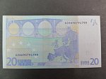 20 Euro 2002 s.U, Francie, podpis Willema F. Duisenberga, L023 tiskárna Banque de France, Francie