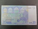 20 Euro 2002 s.U, Francie, podpis Willema F. Duisenberga, L025 tiskárna Banque de France, Francie