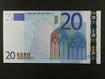 20 Euro 2002 s.U, Francie, podpis Jeana-Clauda Tricheta, L064 tiskárna Banque de France, Francie