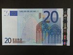 20 Euro 2002 s.V, Španělsko, podpis Jeana-Clauda Tricheta, M019 tiskárna Fábrica Nacional de Moneda , Španělsko