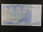 20 Euro 2002 s.X, Německo, podpis Jeana-Clauda Tricheta, P016 tiskárna Giesecke a Devrient, Německo