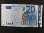 20 Euro 2002 s.X, Německo, podpis Jeana-Clauda Tricheta, P018 tiskárna Giesecke a Devrient, Německo