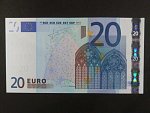 20 Euro 2002 s.X, Německo, podpis Jeana-Clauda Tricheta, R002 tiskárna Bundesdruckerei, Německo