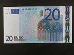 20 Euro 2002 s.X, Německo, podpis Jeana-Clauda Tricheta, R003 tiskárna Bundesdruckerei, Německo