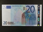 20 Euro 2002 s.X, Německo, podpis Jeana-Clauda Tricheta, R006 tiskárna Bundesdruckerei, Německo