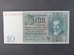 Německo, 10 RM 1929 série D, mírové vydání, podtiskové písmeno E, Ba. D 2b