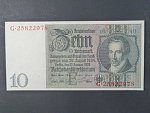 Německo, 10 RM 1929 série G, mírové vydání, podtiskové písmeno E, Ba. D 2b