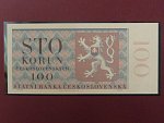 100 Kčs 24.10.1951 série A 01 novotisk vydaný STC ve spolupráci s ČNB, papír s vodoznakem, kvalitní tisk, dárkový obal