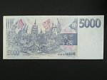 5000 Kč 1993 s. A 17, Baj. CZ 9, Pi. 9