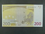 200 Euro 2002 s.X, Německo, podpis Willema F. Duisenberga, R006 tiskárna Bundesdruckerei, Německo