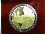 2007, Česká mincovna, zlatá medaile 650 let od položení základního kamene Karlova mostu, Au 0,999, 31,1g (1 UNZ), průměr 37mm, náklad 650 ks, č. 353, etue, certifikát