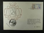 100 Kčs 1991 znovuotevření Stavovského divadla v Praze, součást pamětní obálky, číslovaná