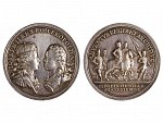 Marie Terezie 1740-1780 - AR medaile 1764 návštěva Josefa a Leopolda v Kremnici, dr. škr.