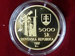 5000 Sk 1997  Světové dědictví Unesco - Bánská Štiavnica 
