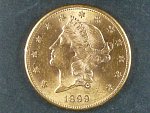 20 Dolar 1899 s, 33.436 g, 900/1000