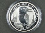 1 Dollars - 1 Oz (31,1050g)  Ag - Kookaburra 2012, kvalita proof, Ag 999/1000, etue