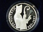 200 Kč 1997, 1000. výročí úmrtí Sv. Vojtěcha, certifikát kvality b.k.