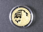 100 Euro 2017 Jaskyne Slovenského krasu, Au 900, 9,5g, etue, certifikát