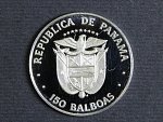 150 Balboas 1976, platina 999/1000, 9,3 g. KM43