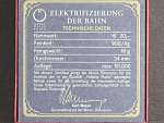 20 Euro 2009, Die Elektrifizierung der Bahn, Ag 0.900, 20g, etue a certifikát_