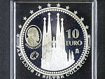 10 Euro 2010, Antoni Gaudi, 27g 0.925 Ag, bez etue a certifikátu_