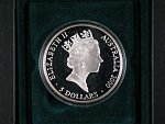 Stříbrná 5 Dolarová mince 2001 k OH Sydny 2000