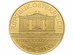 100 Euro 2020,Wiener Philharmoniker 1 Oz, 0.999 Au_