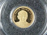 1 Dolar 2010 John Paul II., Au 999/1000, 0,5g, průměr 11 mm