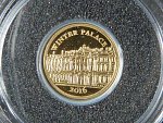 100 Francs 2016 - Winter palace,  Au 0,999, 0,5g, průměr 11 mm