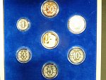 Sada mincí ČSSR 1963, náklad 350ks, číslované, 1 Kčs Ag 925/1000, 7,9g