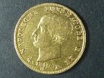 40 Lir 1810 M Napoleon I. Bonaparte, pěkná kvalita, průměr: 26 mm, 12,903 g, Au 0.900