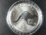 1 Dollars - 1 Oz Ag - Kangaroo 1993, kvalita proof, Ag 0.999, 31,1g, KM 211