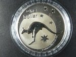 1 Dollars - 1 Oz Ag - Kangaroo 2005, kvalita proof, Ag 0.999, 31,1g, KM 749