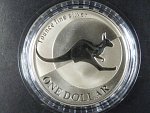 1 Dollars - 1 Oz Ag - Kangaroo 2004, kvalita proof, Ag 0.999, 31,1g, KM 723