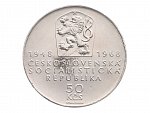 50 Kčs 1968, 50. výročí vzniku ČSR a 20. výročí vítězství pracujícího lidu