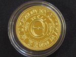 2010, pamětní dukátová medaile U královny Elišky, Au999,9, 3,49g, číslovaná, náklad 50ks 